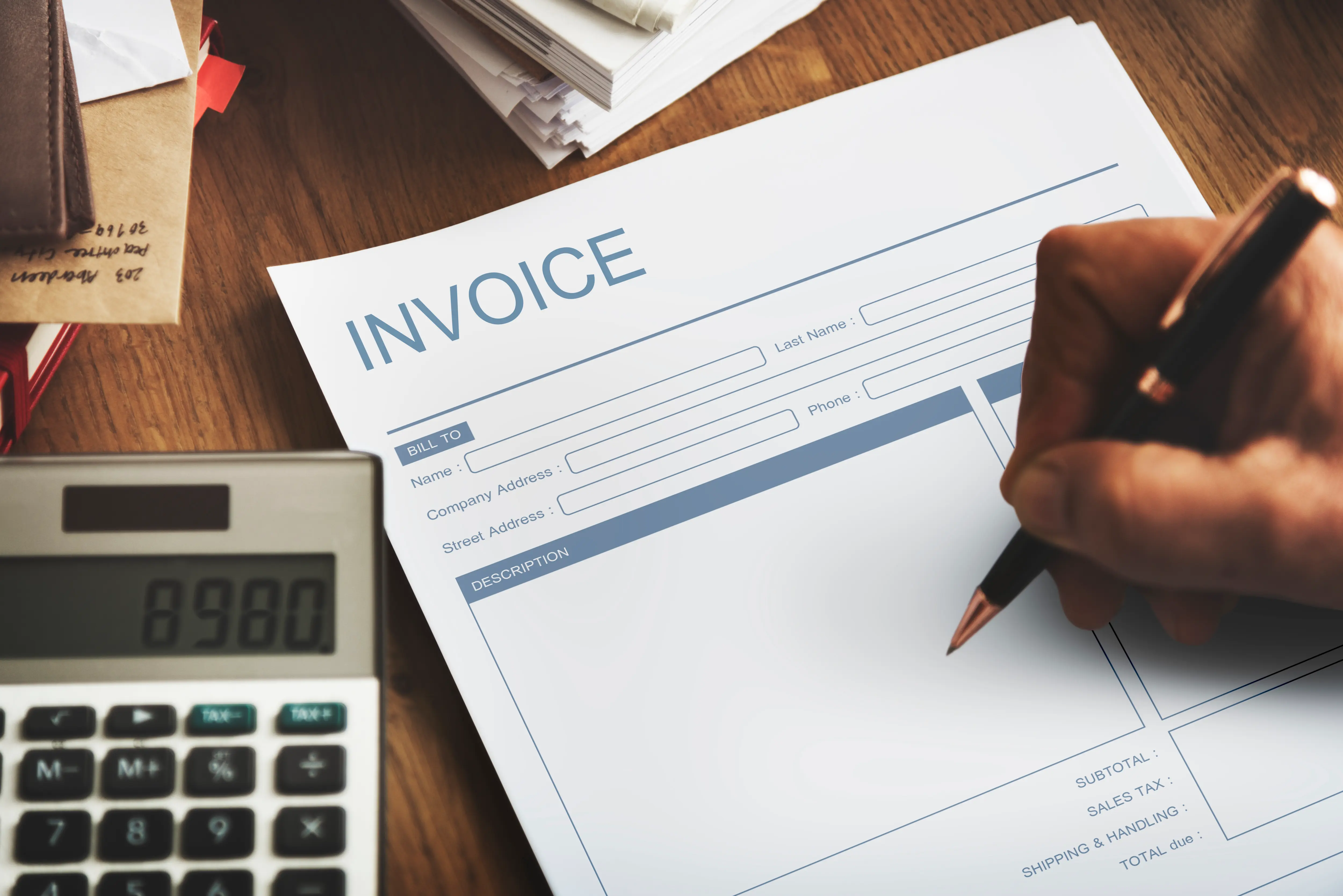 Tax receipts and business compliance documents